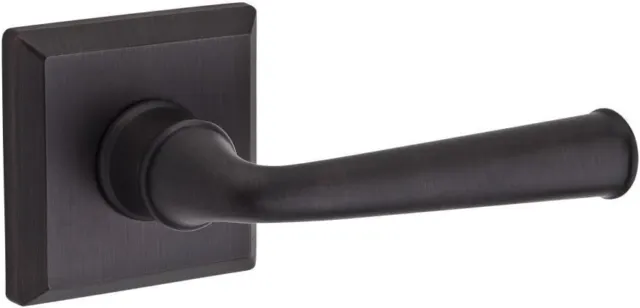 Door lever set privacy bronze baldwin federal