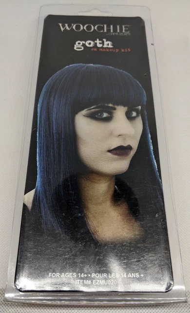 Goth EZ Makeup Kit Woochie Cinema Secrets Pro Special FX Halloween Costume