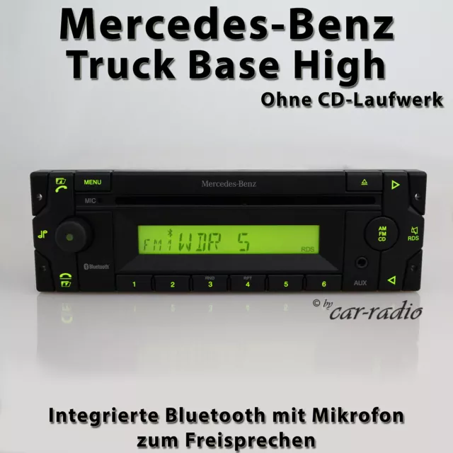 Original Mercedes Truck Base High 24V LKW Radio mit Bluetooth und Mikrofon o.CD