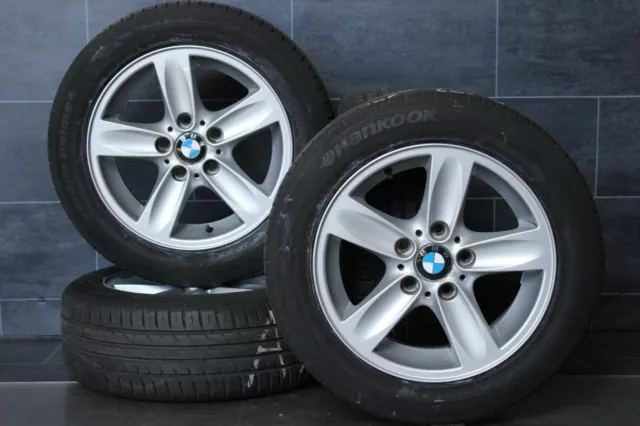 Original BMW 1er e81 e82 e87 e88 Jantes en Alliage Hankook Roues 205 55 r16 Neuf