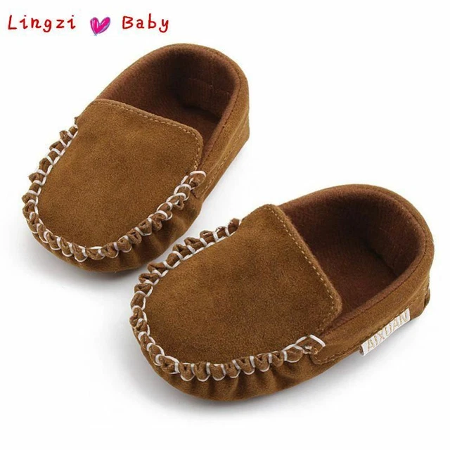 Neonati Bambino Scarpe Primo Walkers Mocassino Similpelle Passi per 2