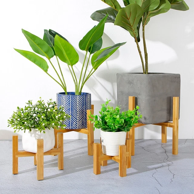 Supporto da tavolo in legno multifunzionale per fiori, portavasi