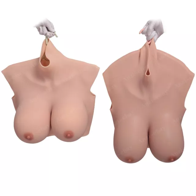 K Cup Silicone Breast Forms Breastplate Oversize Fake Boobs for Crossdresser