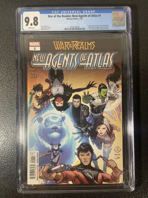 War of the Realms New Agents of Atlas 1 Cover A First Print CGC 9.8 Luna Snow