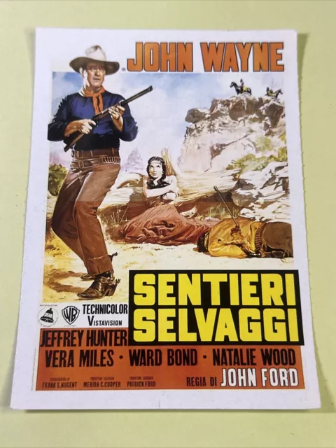 SENTIERI SELVAGGI - Locandina Poster - Vintage Versione Ufficiale