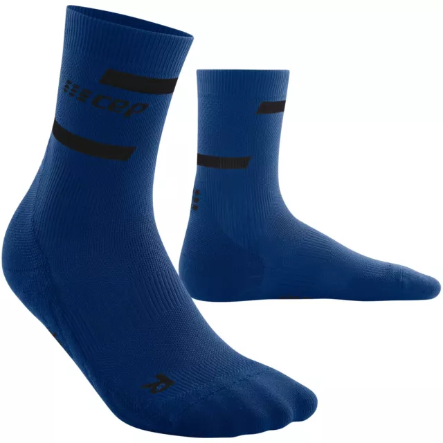 Cep - The Run Compression Socks Mid Cut 4.0 Blu Uomo