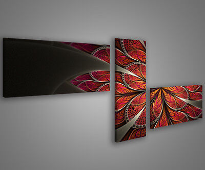 Quadri moderni astratti 180 x 70 stampe su tela canvas con telaio MIX-S_166 