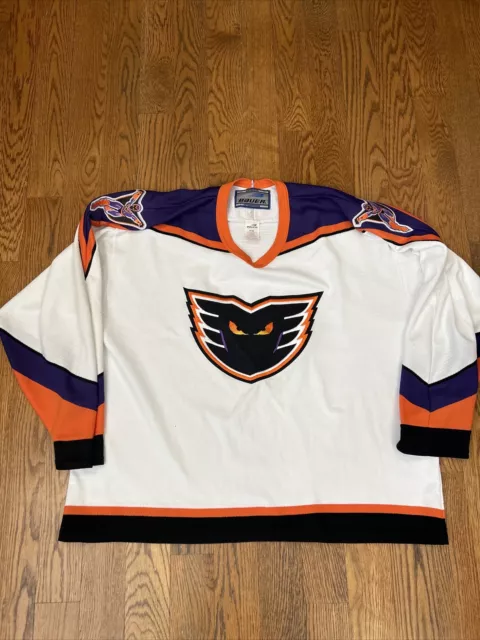 90's The Animal Philadelphia Phantoms Bauer AHL Jersey Size Large – Rare  VNTG
