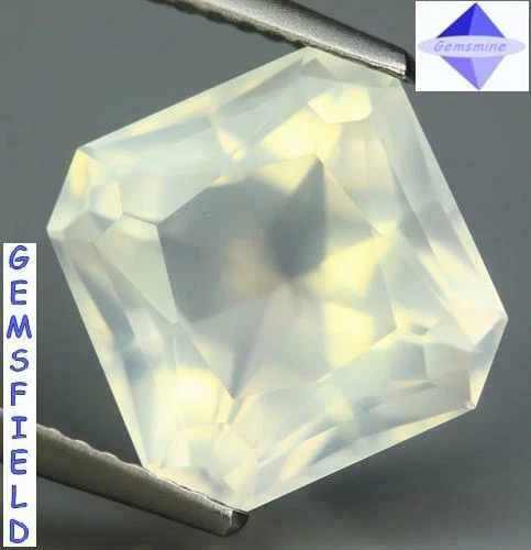 VVS - 5.20cts !!! QUARTZ NATUREL du BRÉSIL !!! OCTOGONAL ASSCHER !!! poli AAA++