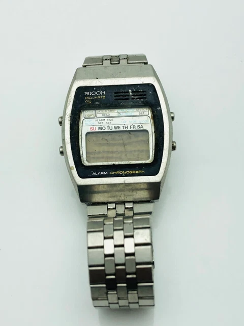RICOH RIQUARTZ 824003 Steel As-Is to spare parts for Mens.