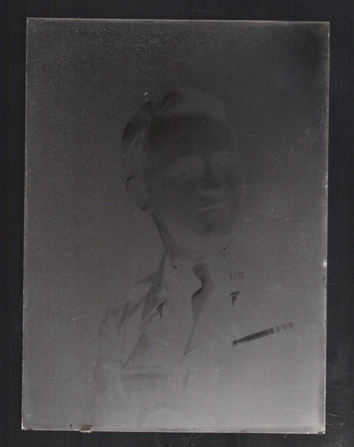 Glass Photo Plate - American Military (Ref. 19)