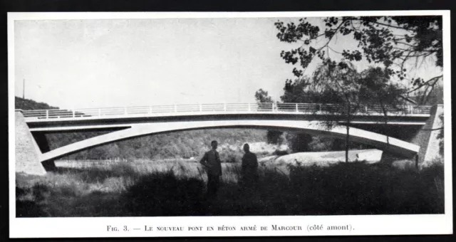 1951  --  Belgique  Le Nouveau Pont En Beton De Marcour   3Q027