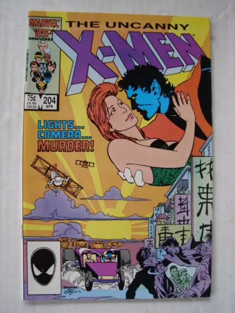 X-Men Uncanny #204 Marvel Comic High Grade April 1986