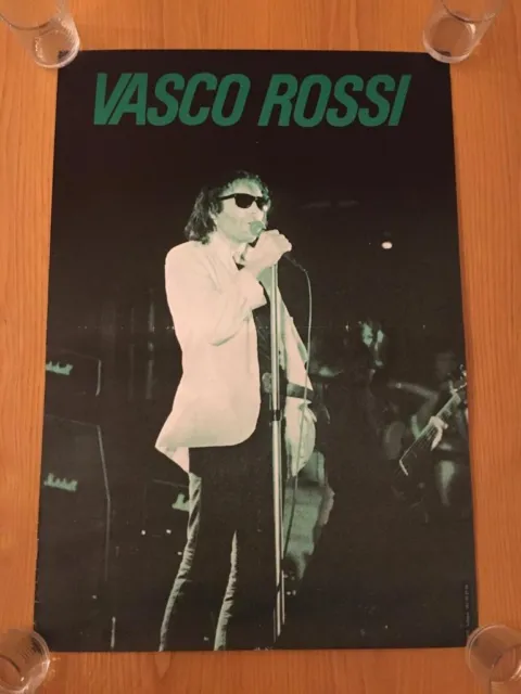 VASCO ROSSI POSTER ORIGINALE 1980 LiIVE CONTI BOLOGNA (ULTIMA COPIA) ALBA CHIARA