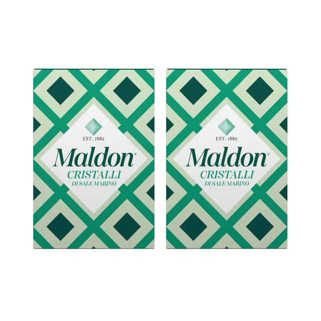 Fiocchi di Sale marino Maldon (Confezione da 2 x 250 g) Maldon  - Italia Spezie®
