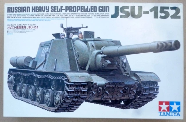 TAMIYA (35303) RUSSIAN Heavy Self-Propelled Gun JSU-152 in 1:35 Scale £ ...