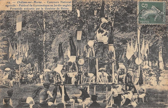Cpa 51 Chalons Sur Marne / National Agricultural Competition / Gymnastic Festival