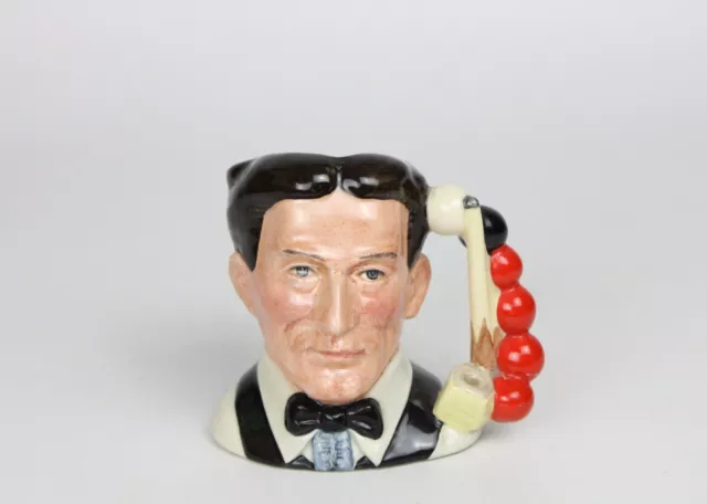 Vintage Royal Doulton Character Jug The Snooker Player D6879 Small 4"  1990