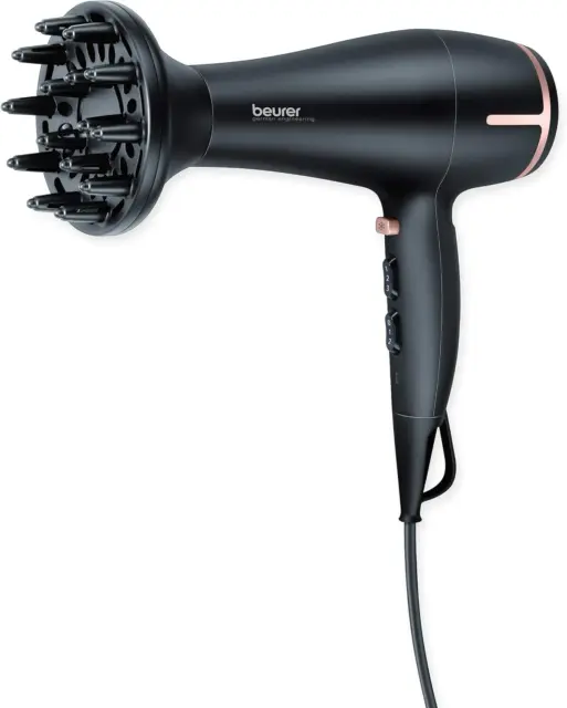 Beurer HC 60 Sèche-Cheveux À Commande Tactile Fonction Ionique 2200 Watts Avec B 3