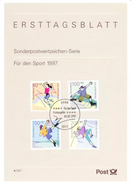 Bund ETB Nr. 4/1997 - Für den Sport 1997