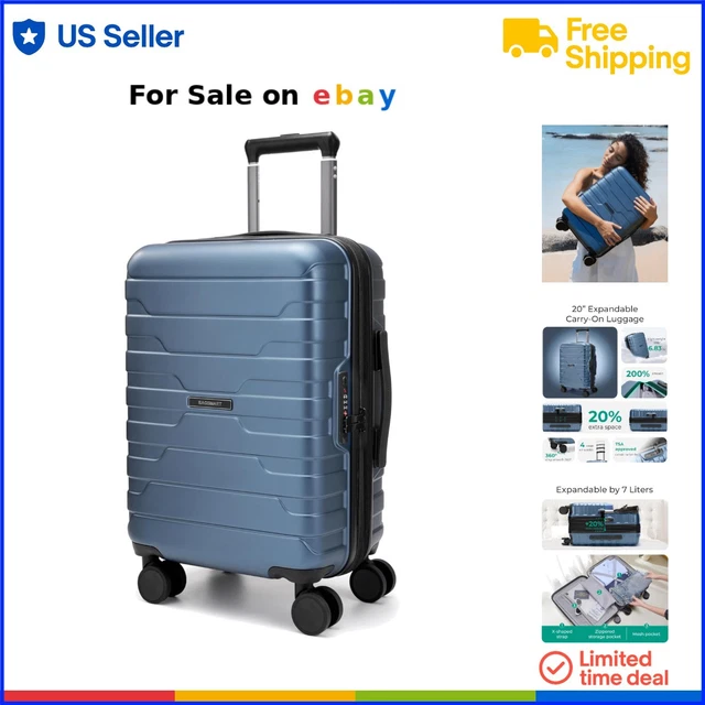 Hard Shell Luggage Bags CARRY ON LUGGAGE 20 Inch Hard