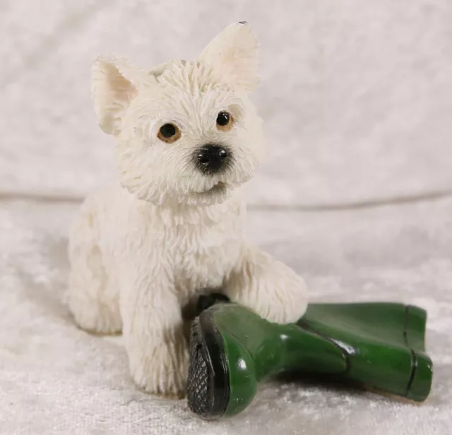 Leonardo Collection Welly Boot &  West Highland White Terrier dog ornament