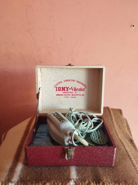 Massaggiatore Vibratore Iony Vintage Di Kawasaki Denko Degli Anni '60 Made In Ja
