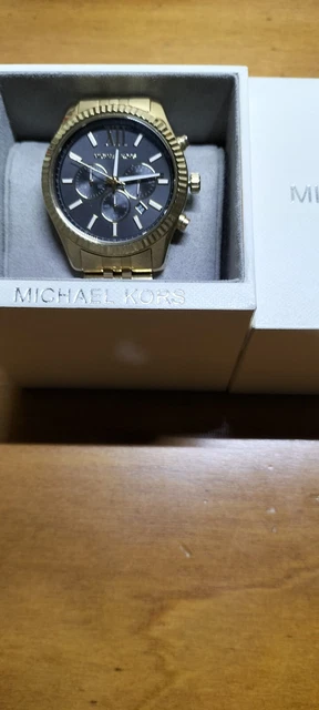 orologio uomo Michael Kors Lexington MK8286 Gold Black 45mm