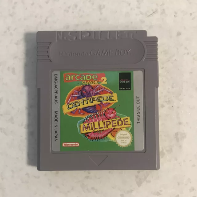 Arcade Classic no. 2 Centipede Millipede (Nintendo Game Boy, 1995)