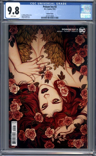 Poison Ivy #2 Jenny Frison Variant 1st Print DC Comics CGC 9.8