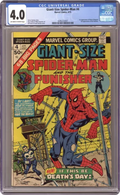 Giant Size Spider-Man #4 CGC 4.0 1975 4286222007