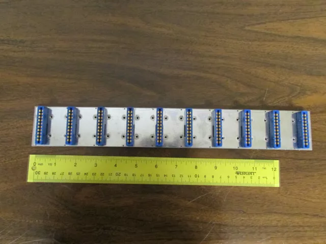 Backplane Circuit Board 10 Sullins Card-Edge Connectors 10-Position