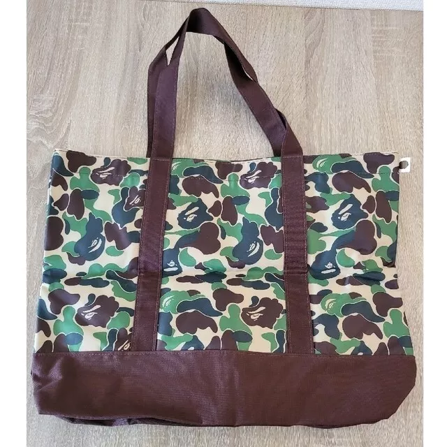 A BATHING APE Tote Camo Green Bag Limited Bape Novelty Gift Rare New