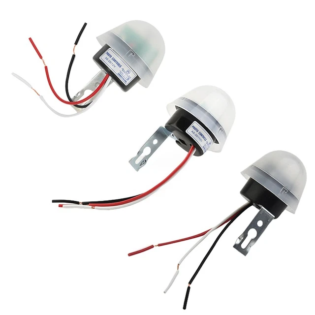 LIGHT CONTROL SENSOR On/Off Photo Control 50HZ AC AC/ DC AS-20 ...