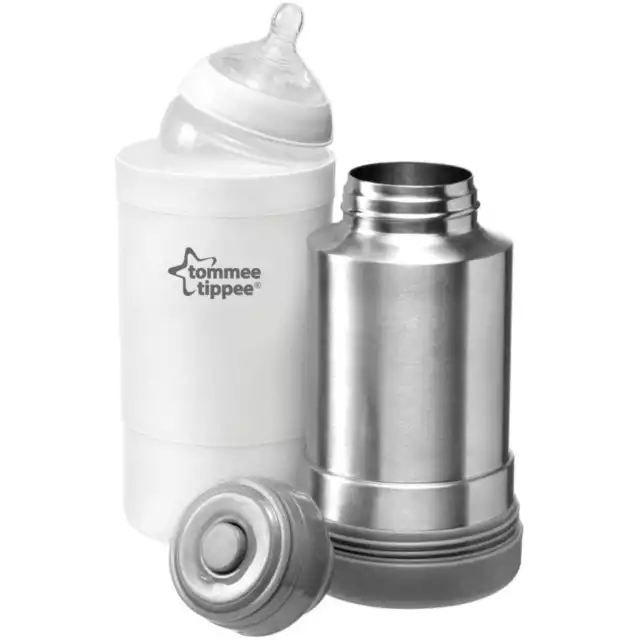 Tommee Tippee Closer to Nature Reiseflasche Lebensmittelwärmer Baby Waening NEU 2