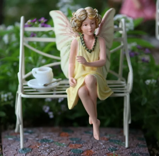 Queen of the Meadow Flower Fairy Figurine Cicely Mary Barker Miniature Garden