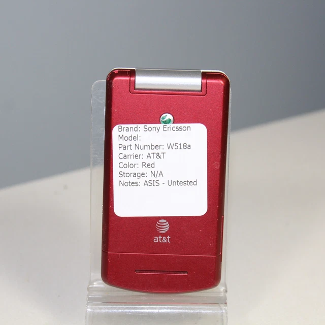 Sony Ericsson W518a AT&T Red - ASIS (JX-1467) V2-3B