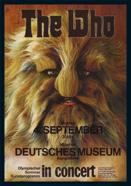 The Who Deutsches Museum Repro Tour POSTER