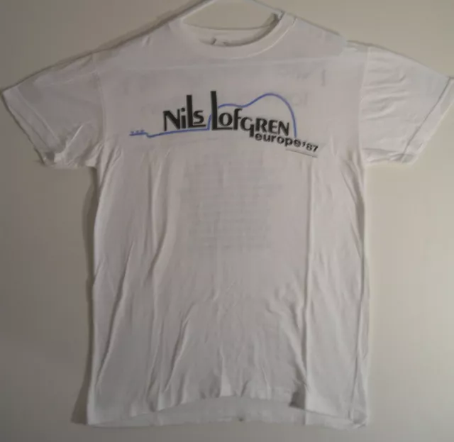 Nils Lofgren European Concert Tour T-Shirt 1987