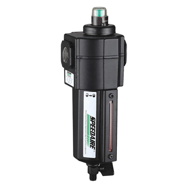 SPEEDAIRE 4ZL45 Filter,1/2" NPT,35 cfm,0.01 micron