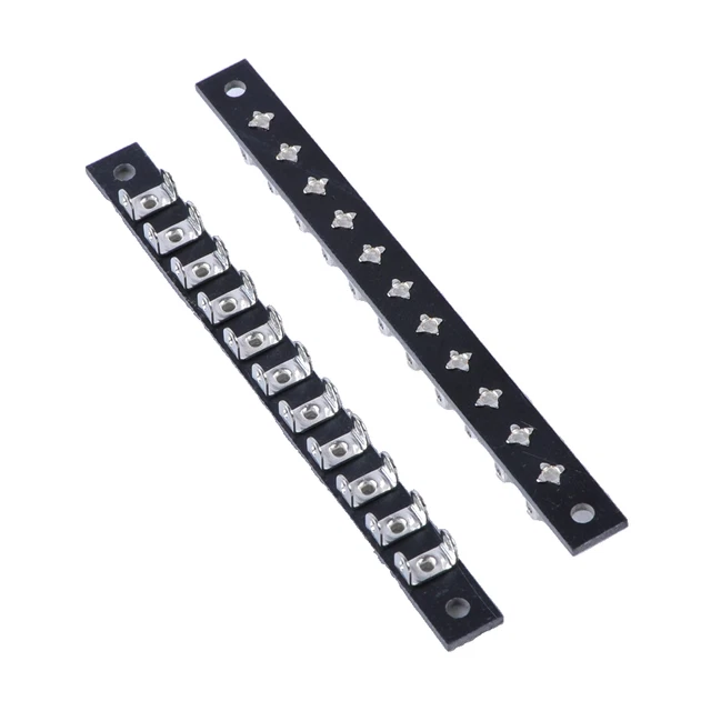 2pcs Turret Terminal Tag Strip Board 11Lug Pins Point to Point Tube Amp DIY