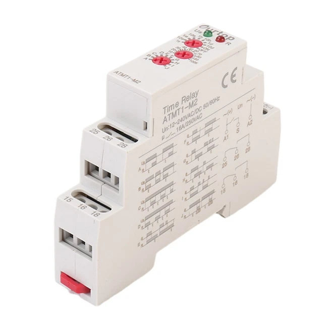 Display LED Timer Multifunzionale Relè Universale Compatibilità Tensione