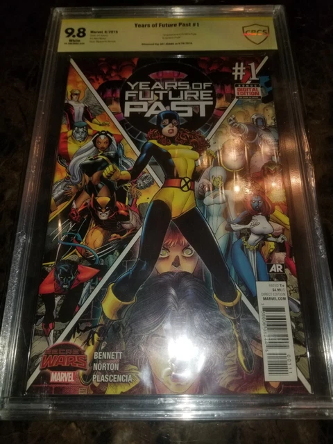 Years Of Future Past  #1  9.8 CBCS (cgc pgx) SIGNED ART ADAMS Marvel 2015