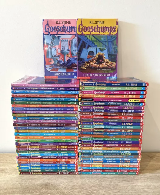 Goosebumps Complete Set 90's Original Books 1 - 62 by R.L. Stine (Apple Fiction)