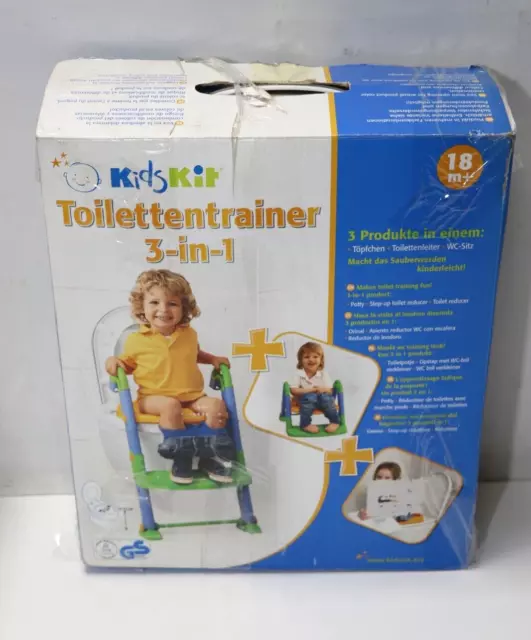 Rotho Babydesign KidsKit 3-in-1 Toilettentrainer, Ab 18-36 Monate, bunt
