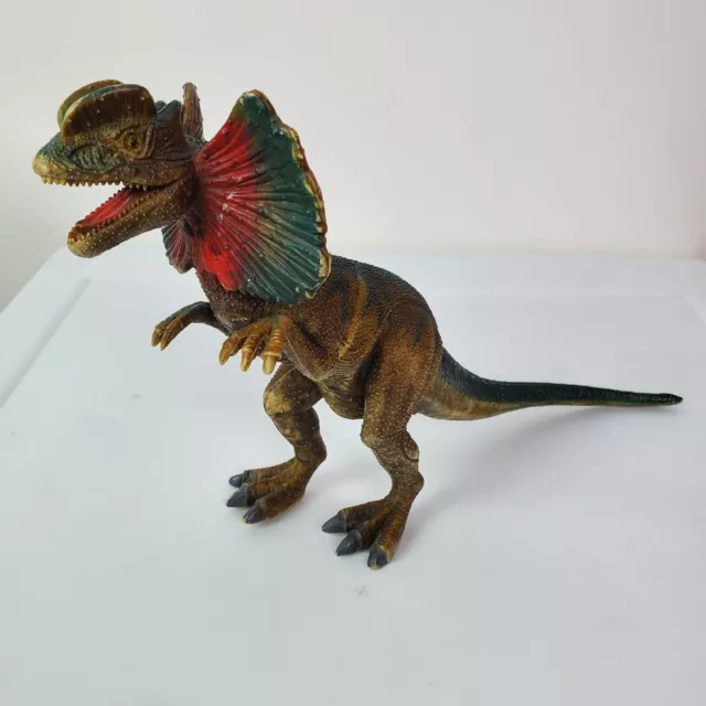 Frilled Lizard Dragon Plastic Reptile Toy Figurine Figure 9" Tall GUC SN