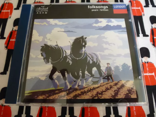 Peter Pears Benjamin Britten Folksongs 1990 London Cd Album