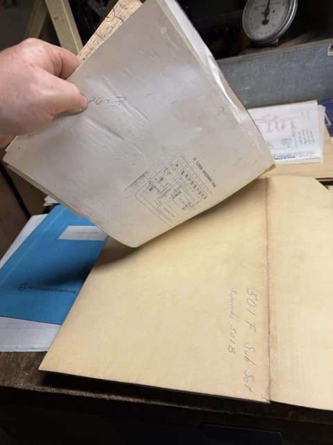 WESTERN ELECTRIC BELL System Telephone Wiring Drawings Subset Key Paper ...