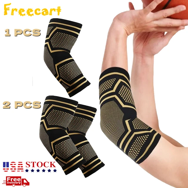 COPPER ELBOW COMPRESSION Sleeve Elbow Brace For Tennis Arthritis