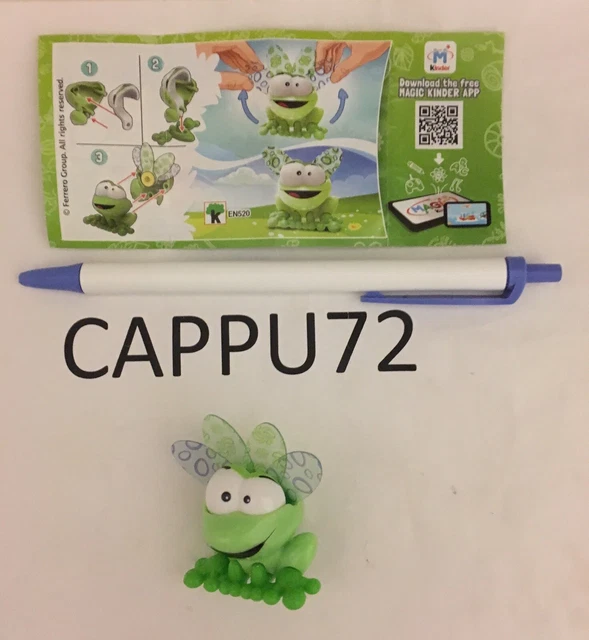 Grenouille + Bpz EN520 (Le Bande De Printemps) -kinder Surprise Italie 2018/2019